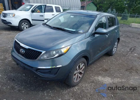 2015 Kia Sportage Lx from USA, damaged, VIN KNDPBCAC9F7682217